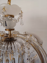 Load image into Gallery viewer, SOLD - Elegant Milk Glass Marie Therese Basket Chandelier