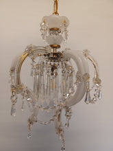 Load image into Gallery viewer, SOLD - Elegant Milk Glass Marie Therese Basket Chandelier