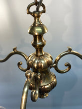 Load image into Gallery viewer, Timeless Brass three arm Chandelier