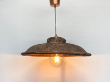 Load image into Gallery viewer, vintage boho wicker cooli pendant light