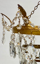 Load image into Gallery viewer, Chandelier four tier waterfall chandelier with an abundance of large pear drop crystals