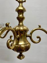 Load image into Gallery viewer, Timeless Brass three arm Chandelier