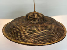 Load image into Gallery viewer, vintage boho wicker cooli pendant light