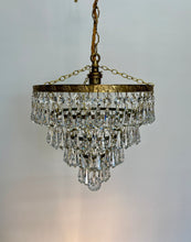 Load image into Gallery viewer, SOLD Stunning Vintage 4 Tier Chandelier