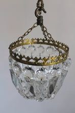 Load image into Gallery viewer, Cute Bag Chandelier Shade with a Brass Crown Top