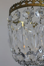 Load image into Gallery viewer, Cute Bag Chandelier Shade with a Brass Crown Top