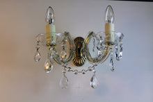 Load image into Gallery viewer, Sold Pair of Crystal Marie Therese Wall Lights