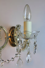 Load image into Gallery viewer, Sold Pair of Crystal Marie Therese Wall Lights