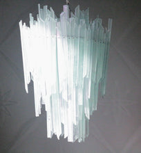 Load image into Gallery viewer, Unique, Iridescent Bespoke Lighting for Staircases, High Ceilings, Kitchen Islands and Entrances