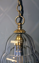 Load image into Gallery viewer, Antique Clear Glass Bell Shape Pendant Light