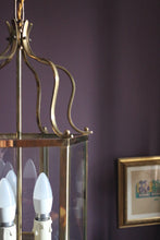 Load image into Gallery viewer, SOLD Pair of Georgian style Brass Hall Lanterns