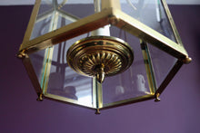 Load image into Gallery viewer, SOLD Pair of Georgian style Brass Hall Lanterns