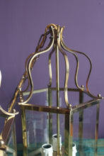 Load image into Gallery viewer, SOLD Pair of Georgian style Brass Hall Lanterns