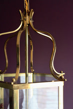 Load image into Gallery viewer, SOLD Pair of Georgian style Brass Hall Lanterns