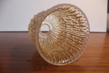 Load image into Gallery viewer, Vintage 60's 70's Textured Bark Retro Glass Lamp Light Shades x 4 Whitefriars Style
