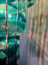 Load image into Gallery viewer, Bespoke Fused Glass Chandelier "SALTBURN TIDES"