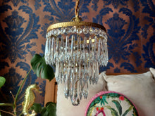 Load image into Gallery viewer, SOLD 3 Tier Waterfall Chandelier