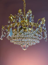 Load image into Gallery viewer, Elegant SCHONBEK Five Tier Crystal Chandelier
