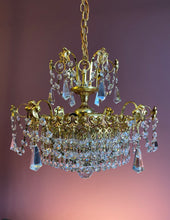 Load image into Gallery viewer, Elegant SCHONBEK Five Tier Crystal Chandelier