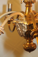 Load image into Gallery viewer, Rococo French Style Solid Brass Cherub 7 Arm Chandelier