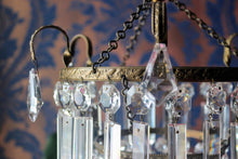 Load image into Gallery viewer, SOLD - Stunning 3 Tier Crown Waterfall chandelier