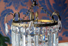 Load image into Gallery viewer, SOLD - Stunning 3 Tier Crown Waterfall chandelier