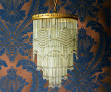 Load image into Gallery viewer, Sold Stunning Art Deco style Vintage 4 Tier Waterfall Chandelier