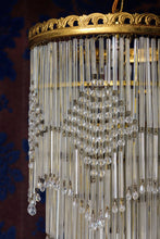 Load image into Gallery viewer, Sold Stunning Art Deco style Vintage 4 Tier Waterfall Chandelier