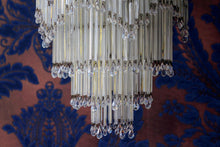 Load image into Gallery viewer, Sold Stunning Art Deco style Vintage 4 Tier Waterfall Chandelier