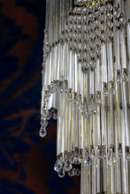 Load image into Gallery viewer, Sold Stunning Art Deco style Vintage 4 Tier Waterfall Chandelier