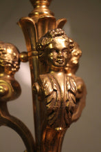 Load image into Gallery viewer, Rococo French Style Solid Brass Cherub 7 Arm Chandelier