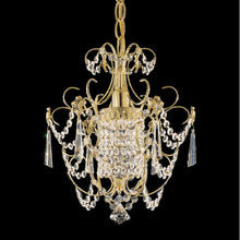 Load image into Gallery viewer, SOLD SCHONBEK - Century 1 Light Chandelier in Rich Aurelia Gold with Clear Heritage Crystal