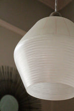 Load image into Gallery viewer, SOLD - An elegant Mid Century Vintage White Opaque Glass Pendant Light Shade.