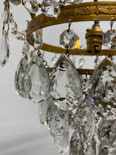 Load image into Gallery viewer, Chandelier four tier waterfall chandelier with an abundance of large pear drop crystals
