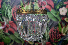 Load image into Gallery viewer, Cute Bag Chandelier Shade with a Brass Crown Top

