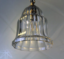 Load image into Gallery viewer, Antique Clear Glass Bell Shape Pendant Light
