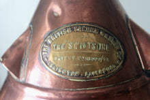 Load image into Gallery viewer, Antique Copper &quot;British Vacuum Washer Company&quot; Funnel light
