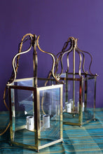 Load image into Gallery viewer, SOLD Pair of Georgian style Brass Hall Lanterns
