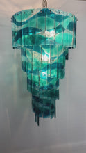 Load and play video in Gallery viewer, Bespoke 5 tier spiral Wave Chandelier
