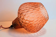 Load image into Gallery viewer, SOLD -Vintage Pink Glass Pendant Light
