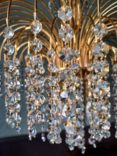 Load image into Gallery viewer, Stunning Mid-Century 5 tier Waterfall Chandelier
