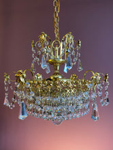 Load image into Gallery viewer, Elegant SCHONBEK Five Tier Crystal Chandelier
