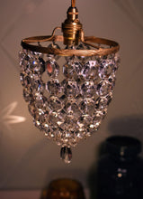 Load image into Gallery viewer, SOLD Stunning Vintage Crystal Bag Chandelier

