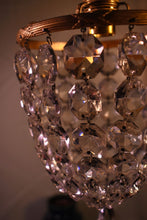 Load image into Gallery viewer, SOLD Stunning Vintage Crystal Bag Chandelier
