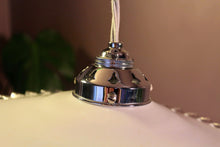 Load image into Gallery viewer, SOLD French Coolie Pendant Light with Pleated Pie Crust Edge
