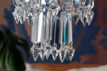 Load image into Gallery viewer, SOLD - Stunning 3 Tier Crown Waterfall chandelier
