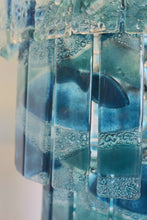 Load image into Gallery viewer, Bespoke Fused Glass Chandelier &quot;SALTBURN TIDES&quot;
