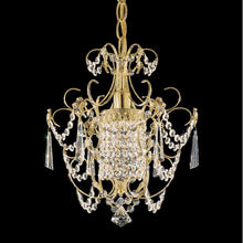 Load image into Gallery viewer, SCHONBEK - Century 1 Light Chandelier in Rich Aurelia Gold with Clear Heritage Crystal

